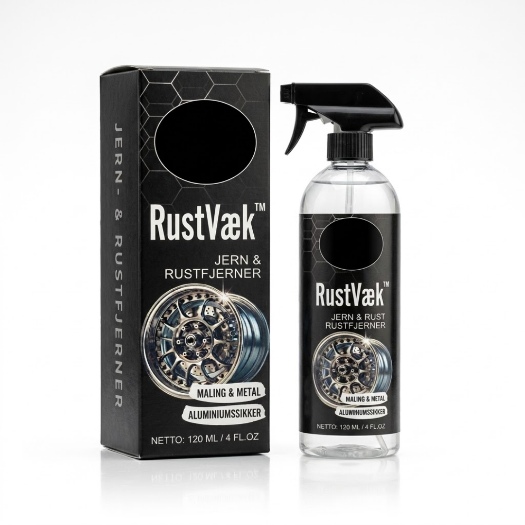 RustVæk™ | Ruosteenpoistospray autoille ja metallipinnoille