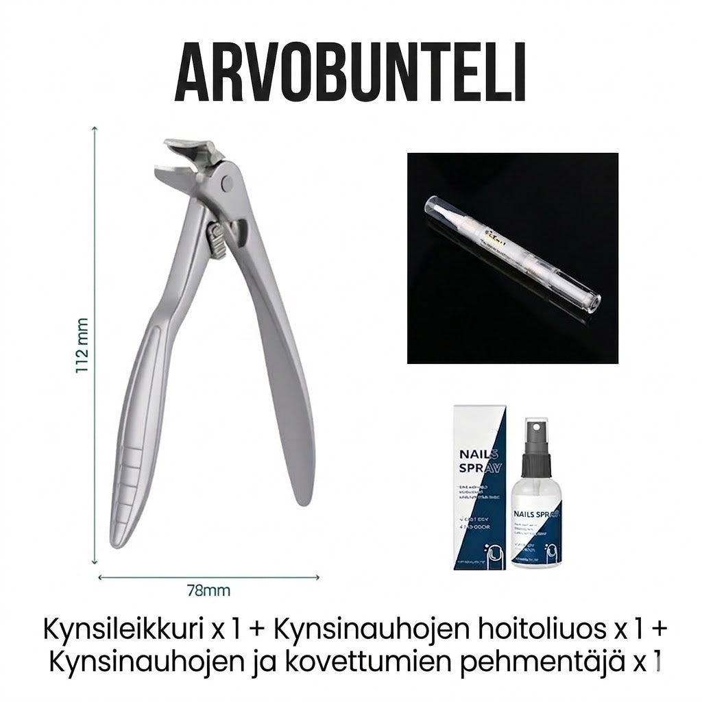 ✂️ Roiskesuojattu kynsisakset ruostumattomasta teräksestä – laaja aukko ja turvallinen säilytys!