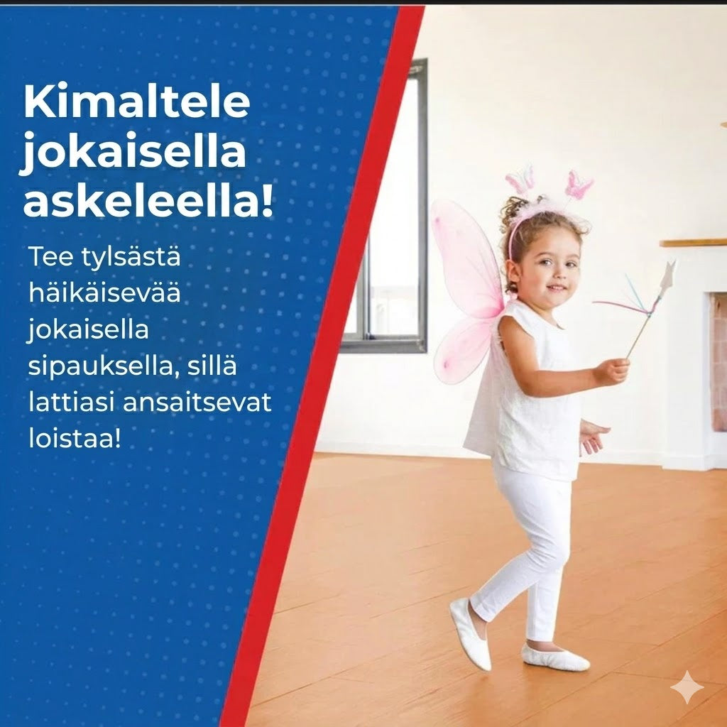 LattiaKiilto™ Uudet lattiat ilman hiontaa, yhdessä iltapäivässä