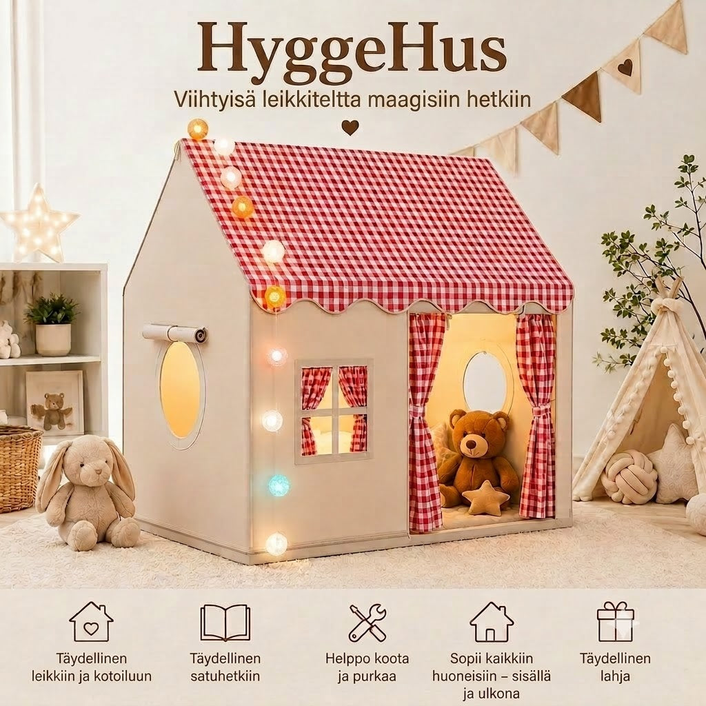 CozyHouse – mysigt lektält för barn