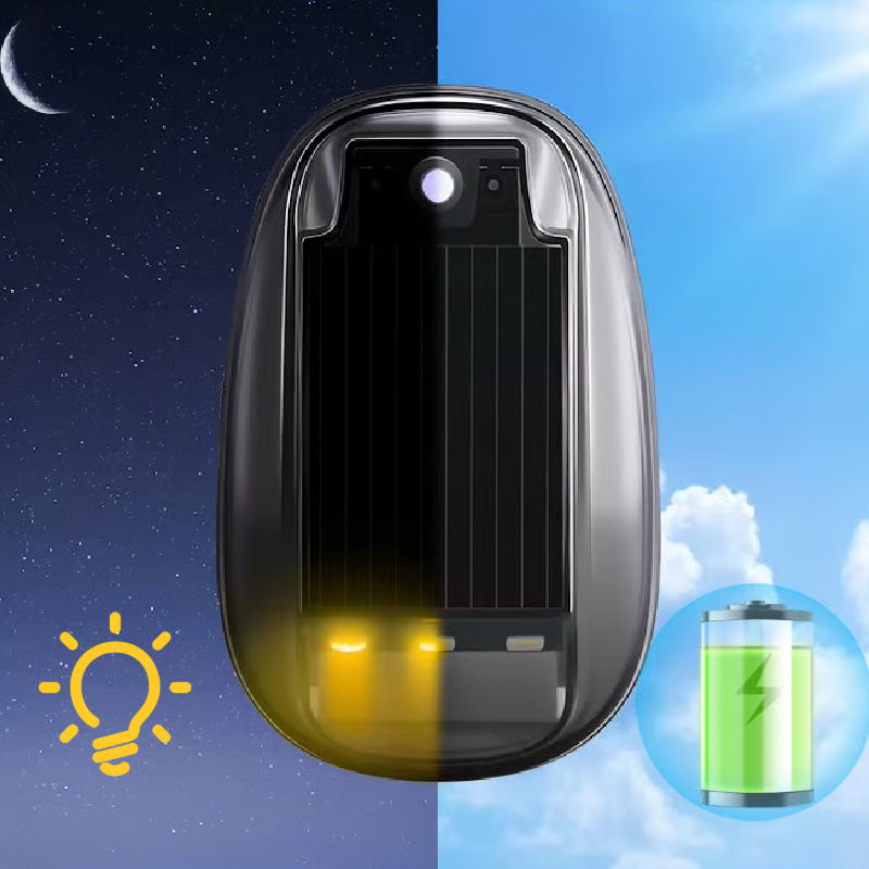 Aurinkokennokäyttöinen RGB-valaistus auton katolle