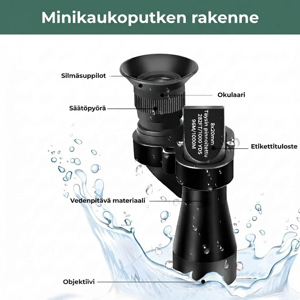 Kannettava HD-minikaukoputki
