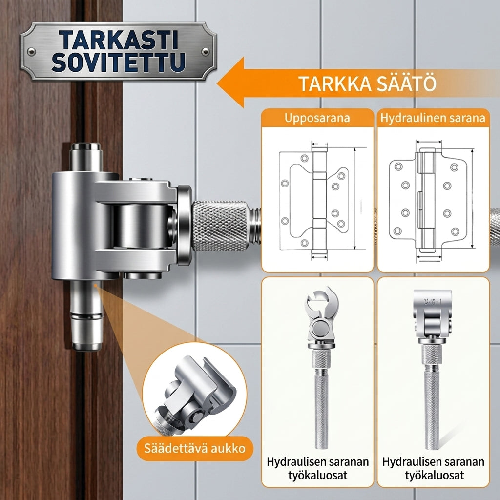 🔧 Universaali säädettävä saranaväännin – Vankka rakenne, ergonominen kahva & helppokäyttöinen 🚪