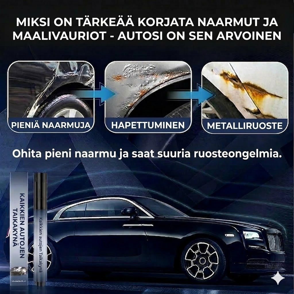 Naarmunpoistokynä autolle – Universaali Magic Pen