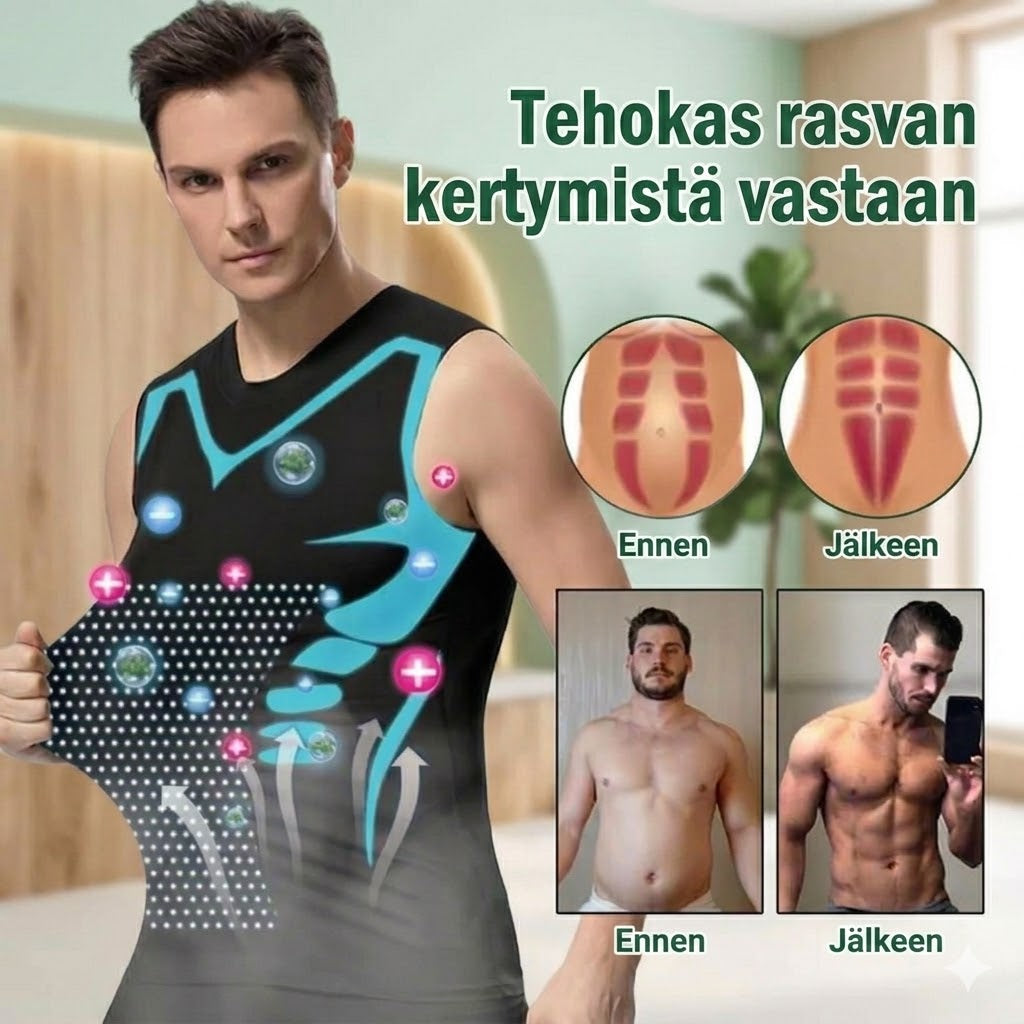 RankVest™ Kompressioliivi miehille – parempi ryhti ja hoikempi siluetti