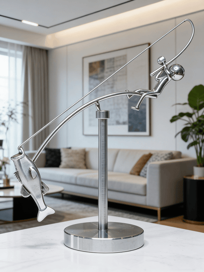 🎣 Muotoiltu kalastajaveistos – Limited Edition