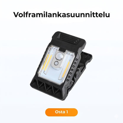 Aurinkokennovalo nipistimellä ja liiketunnistimella