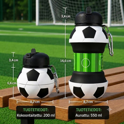 FlexBall™ | Kokoonmenevä silikoninen urheilupullo (pallomuotoilu)