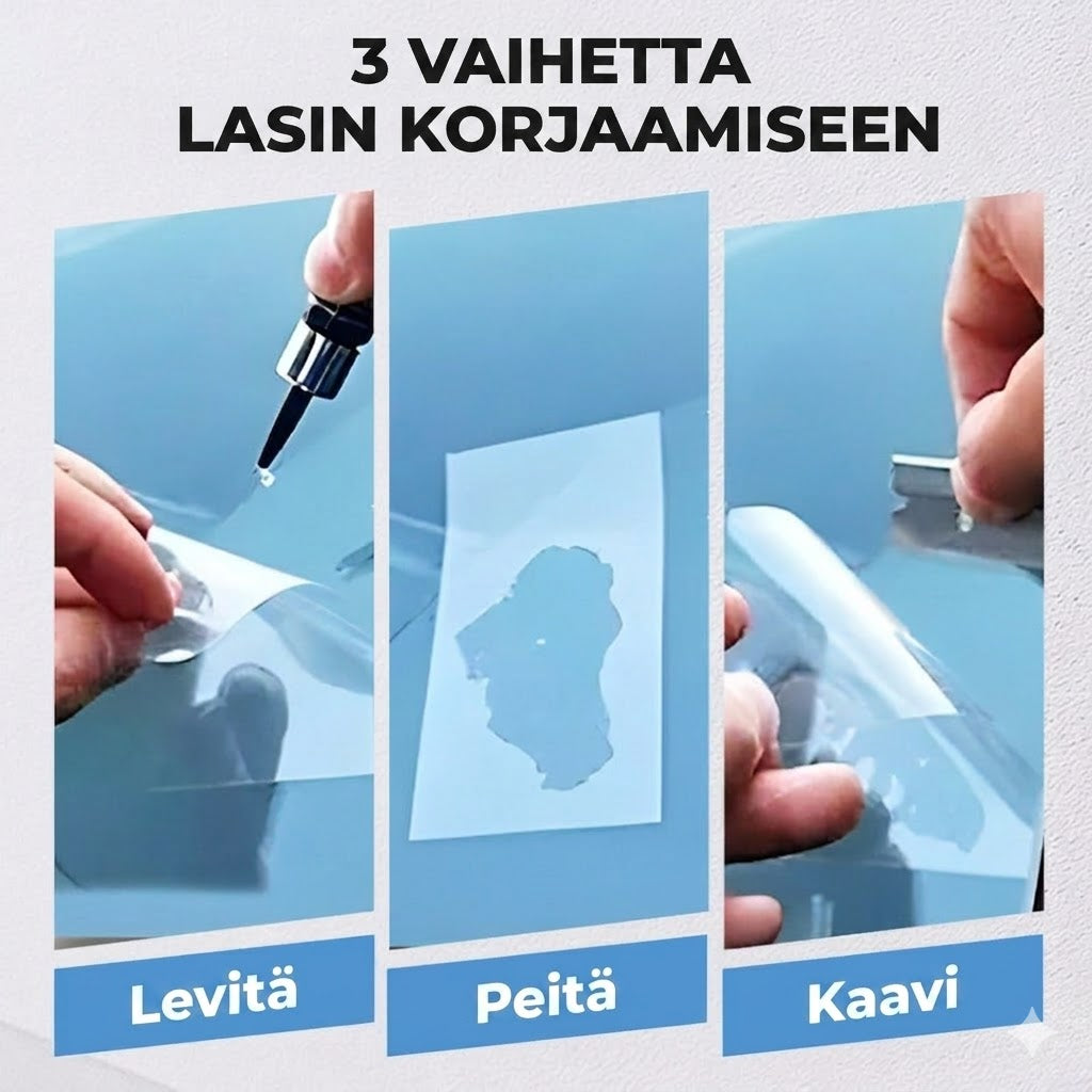 GlasRepair™ Tuulilasin korjaussarja