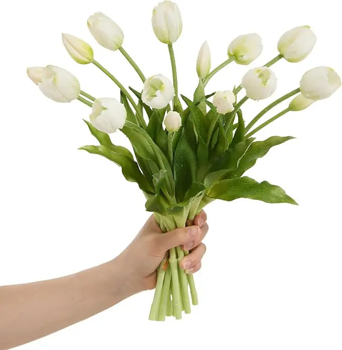Everbloom Tulpaner | Real Touch luonnollisen tuntuiset tekotulppaanit aidolla tunnustelutuntumalla