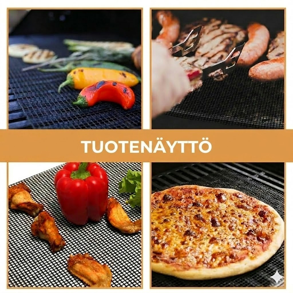 Flavomesh Tarttumaton Grillausverkko