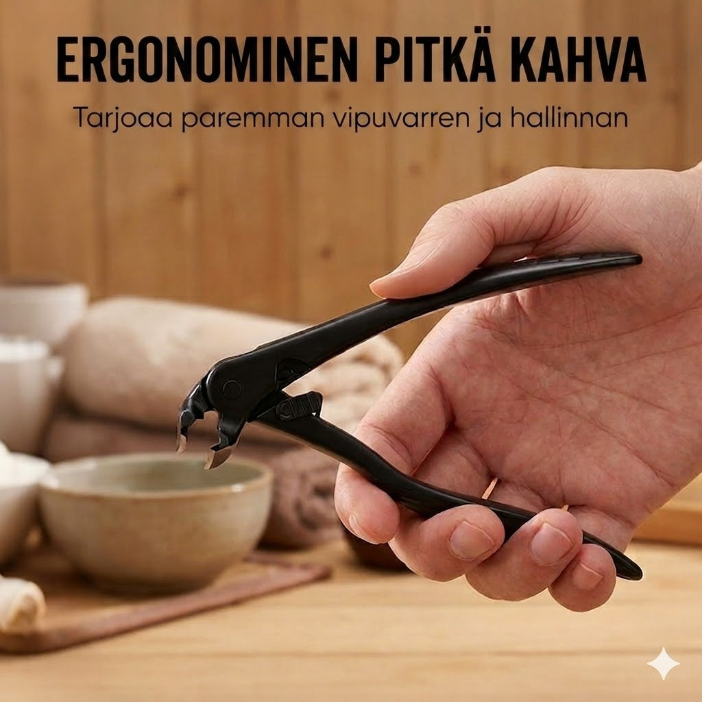 ✂️ Roiskesuojattu kynsisakset ruostumattomasta teräksestä – laaja aukko ja turvallinen säilytys!