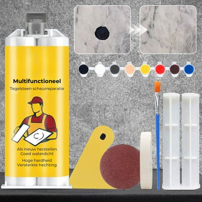 Monitoiminen korjaussarja laatoille ja kivipinnoille