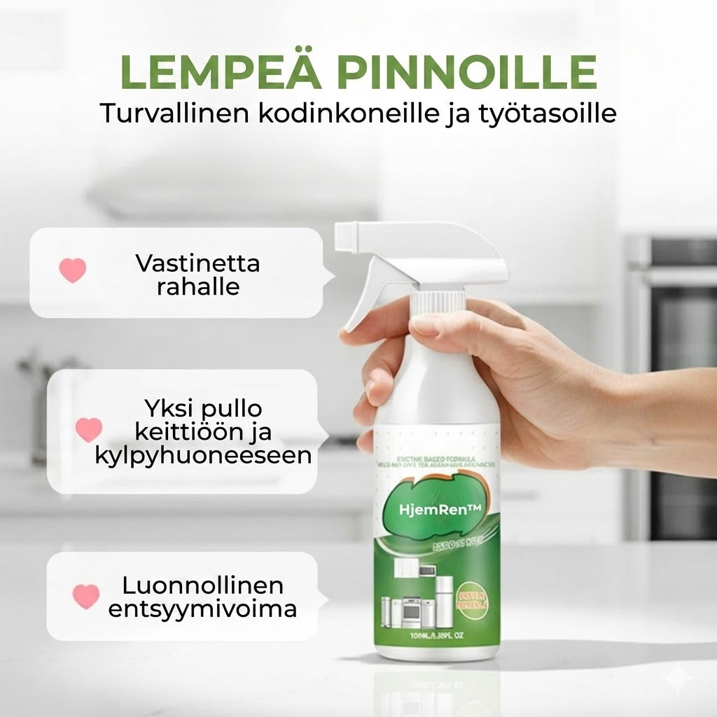 HjemRen™ | Ympäristöystävällinen puhdistussuihke