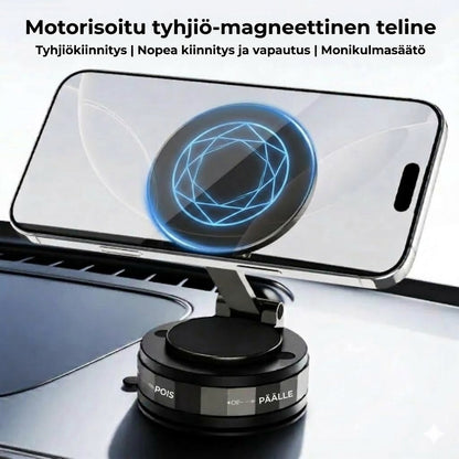 Magneettinen imukuppi – Taitettava 360° puhelinteline tyhjiölukolla