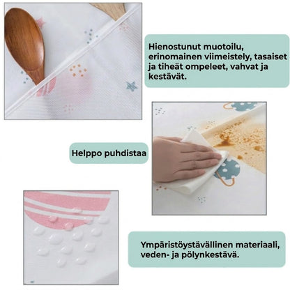 Pölysuojus säilytystaskuilla