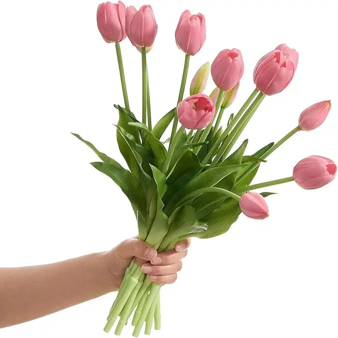 Everbloom Tulpaner | Real Touch luonnollisen tuntuiset tekotulppaanit aidolla tunnustelutuntumalla