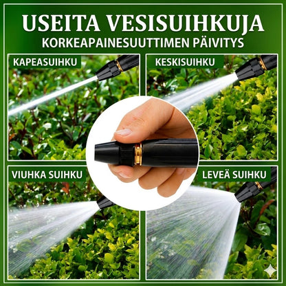 Päivitetty painepesuri autonpesuun