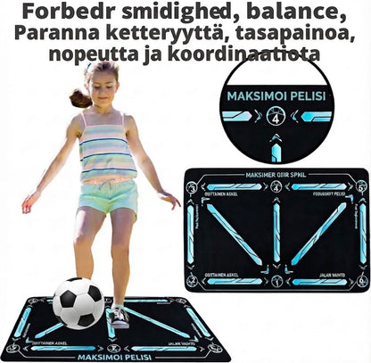 ⚽ Jalkapallon treenimatto kaikille tasoille, liukumaton ja hiljainen