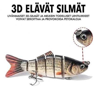 🐟 Moniosainen bioninen uiva kalastusviehe – Realistinen liike, houkutteleva muotoilu & ihanteellinen suurten kalojen nappaamiseen 🌊