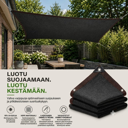 SunChill™ | Ensiluokkainen HDPE-aurinkopurje viileyteen ja aurinkosuojaukseen