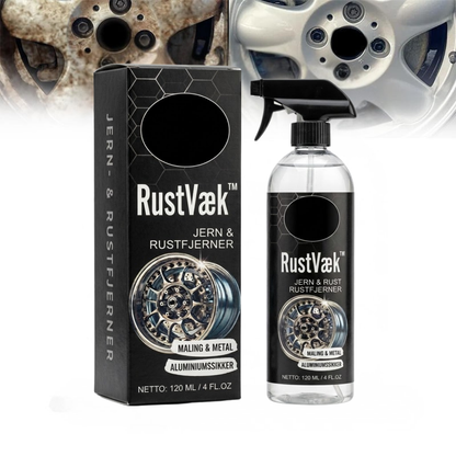 RustVæk™ | Ruosteenpoistospray autoille ja metallipinnoille