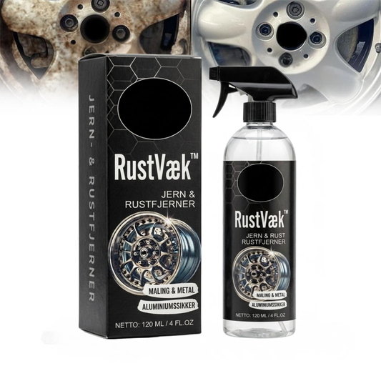 RustVæk™ | Ruosteenpoistospray autoille ja metallipinnoille