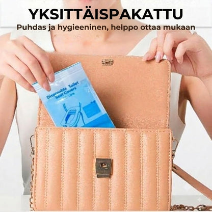 Liukumattomat kertakäyttöiset wc-istuinsuojat – 10 kpl