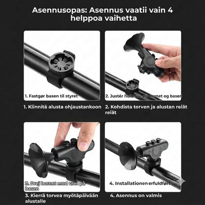 Sähköinen polkupyörän äänitorvi 120 dB