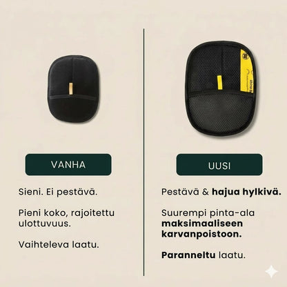 PawSwipe | Uudelleenkäytettävä lemmikkikarvojen poistaja (2 kpl setti)