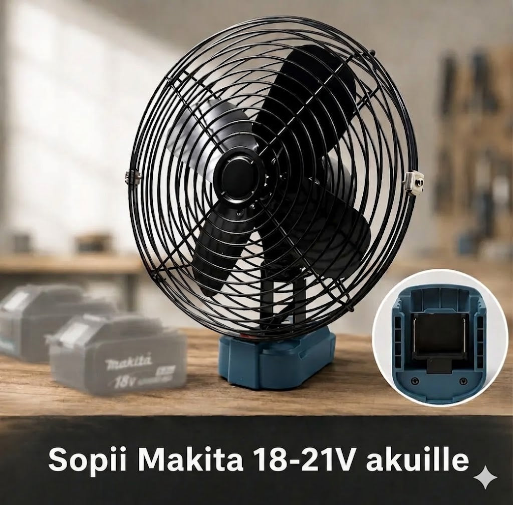 VoltAir Pro: Työkalun akulla toimiva kannettava tuuletin