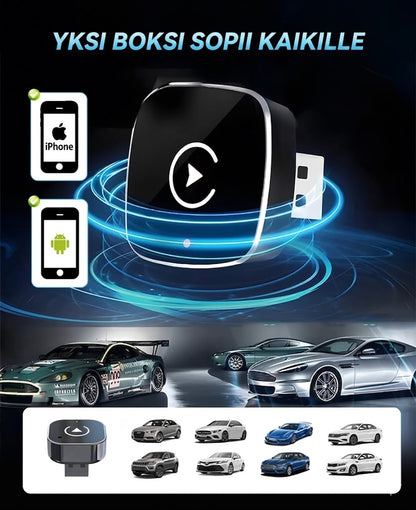 AjaViisaasti™ | Langaton CarPlay & Android Auto