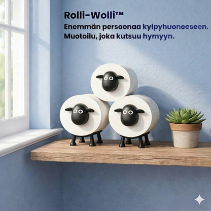 Rolli-Wolli™ - Koristeelliset wc-paperitelineet (3 kpl setti)