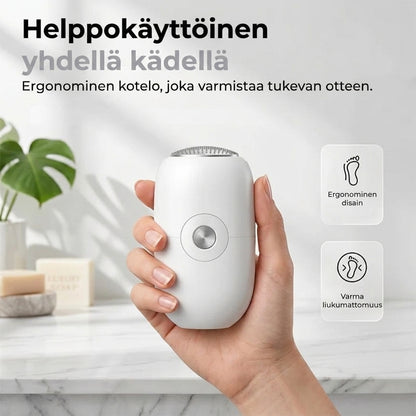 Kannettava sähköinen jalkaraspi