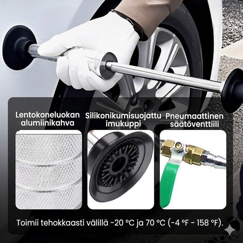 📢📢 60% ALENNUS !! ⏰🚗 Imukuppi auton korin lommojen oikaisuun