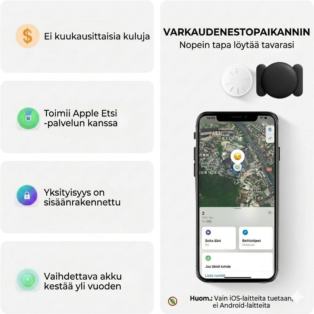 Magneettinen GPS-paikannin