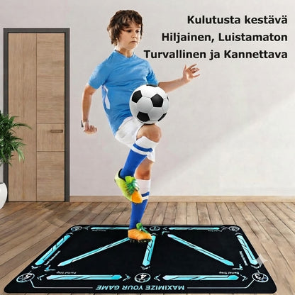 ⚽ Jalkapallon treenimatto kaikille tasoille, liukumaton ja hiljainen