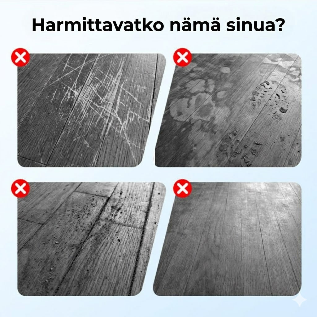 LattiaKiilto™ Uudet lattiat ilman hiontaa, yhdessä iltapäivässä