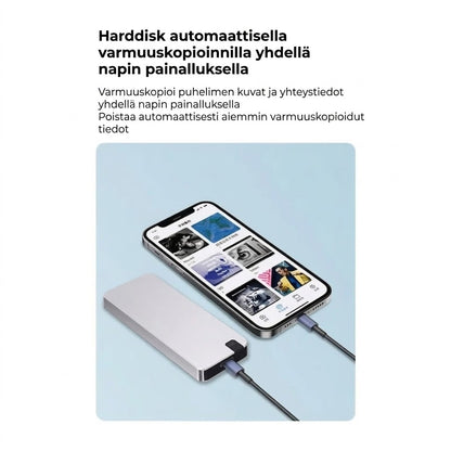 Ulkoinen suuren nopeuden tallennustila USB 3.0 -liitännällä