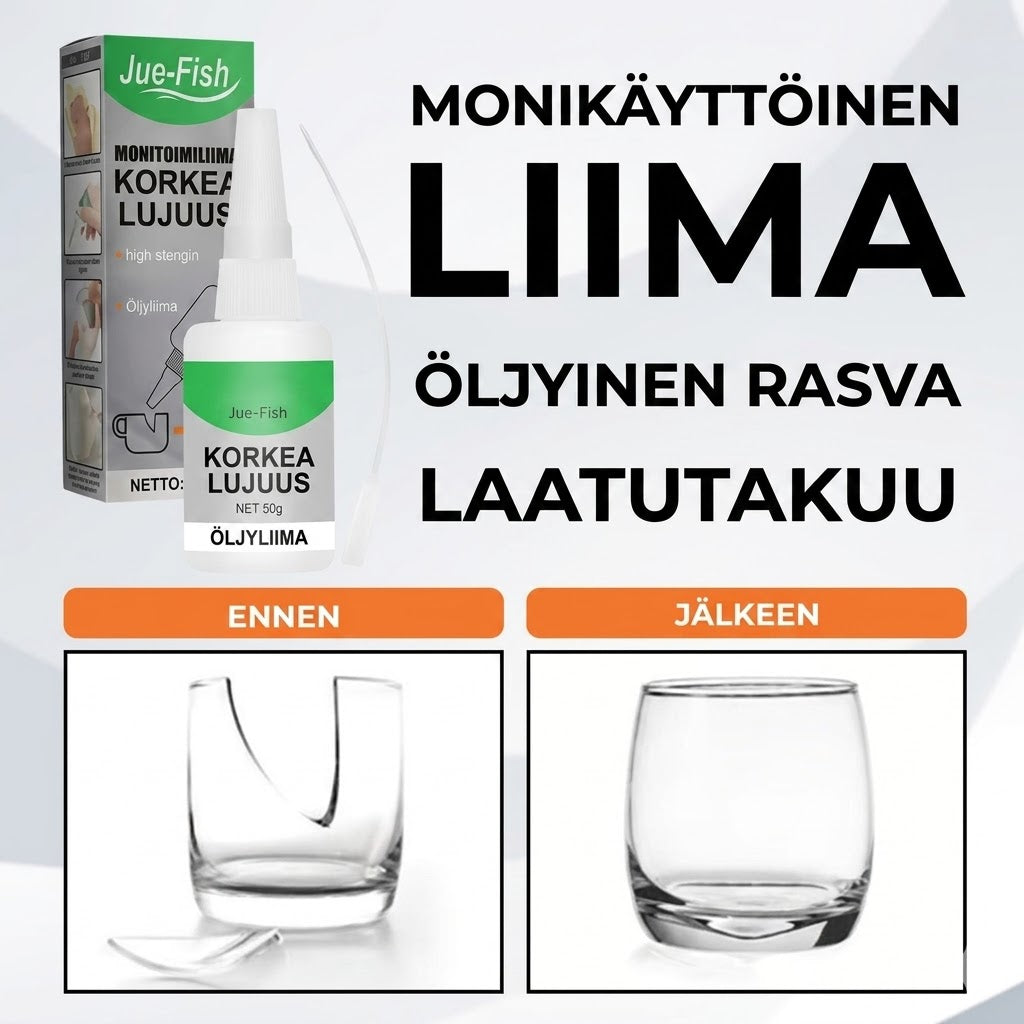 Vahva ja tehokas yleispikaliima – Monikäyttöinen ja nopea