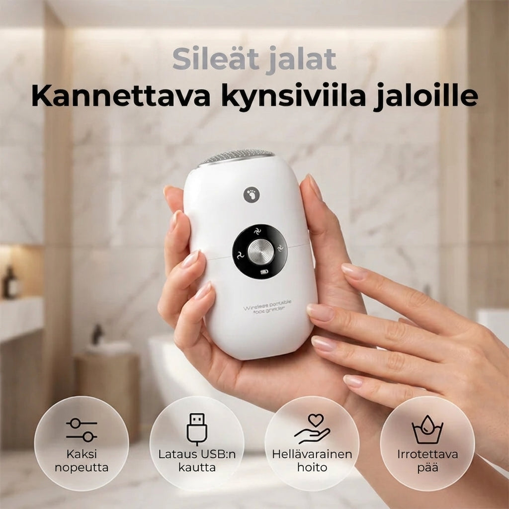 Kannettava sähköinen jalkaraspi