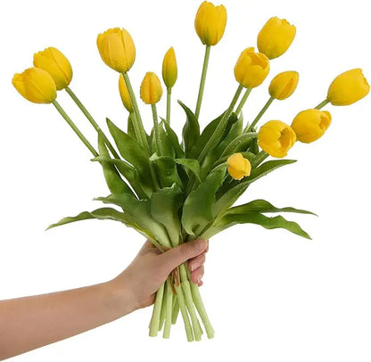 Everbloom Tulpaner | Real Touch luonnollisen tuntuiset tekotulppaanit aidolla tunnustelutuntumalla