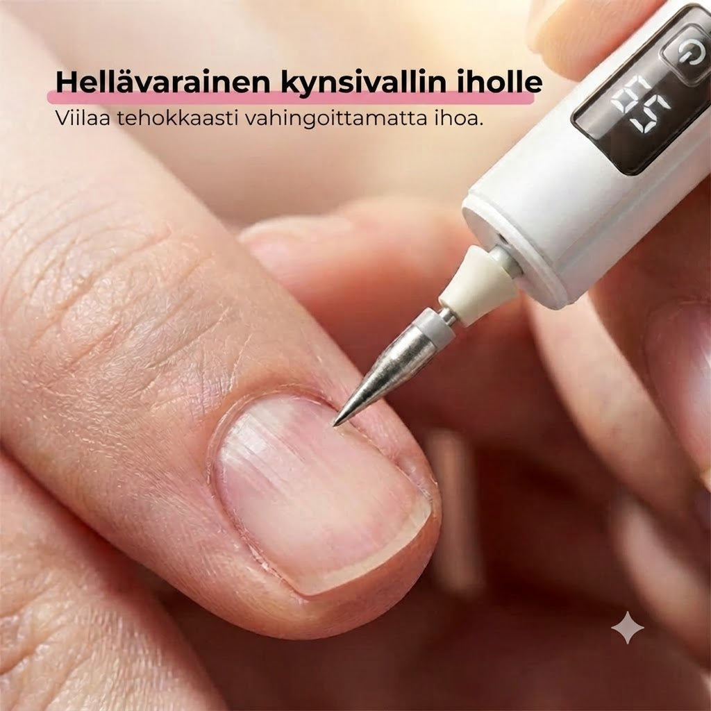 Sähköinen kynsiviila digitaalisella nopeudensäädöllä