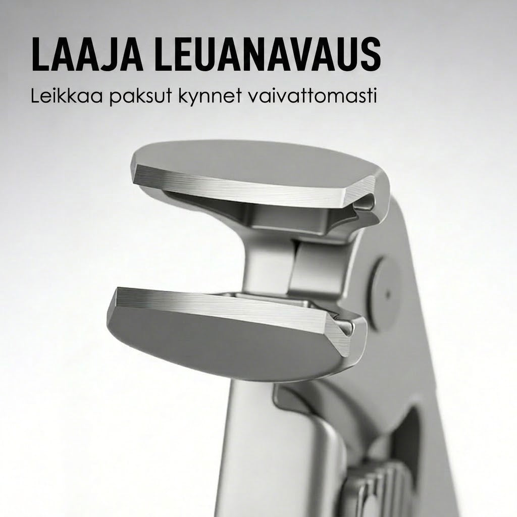 ✂️ Roiskesuojattu kynsisakset ruostumattomasta teräksestä – laaja aukko ja turvallinen säilytys!
