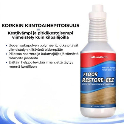 LattiaKiilto™ Uudet lattiat ilman hiontaa, yhdessä iltapäivässä