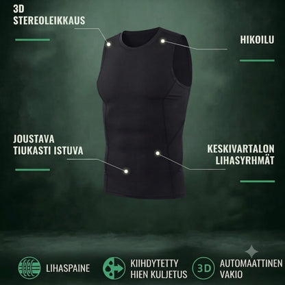 RankVest™ Kompressioliivi miehille – parempi ryhti ja hoikempi siluetti