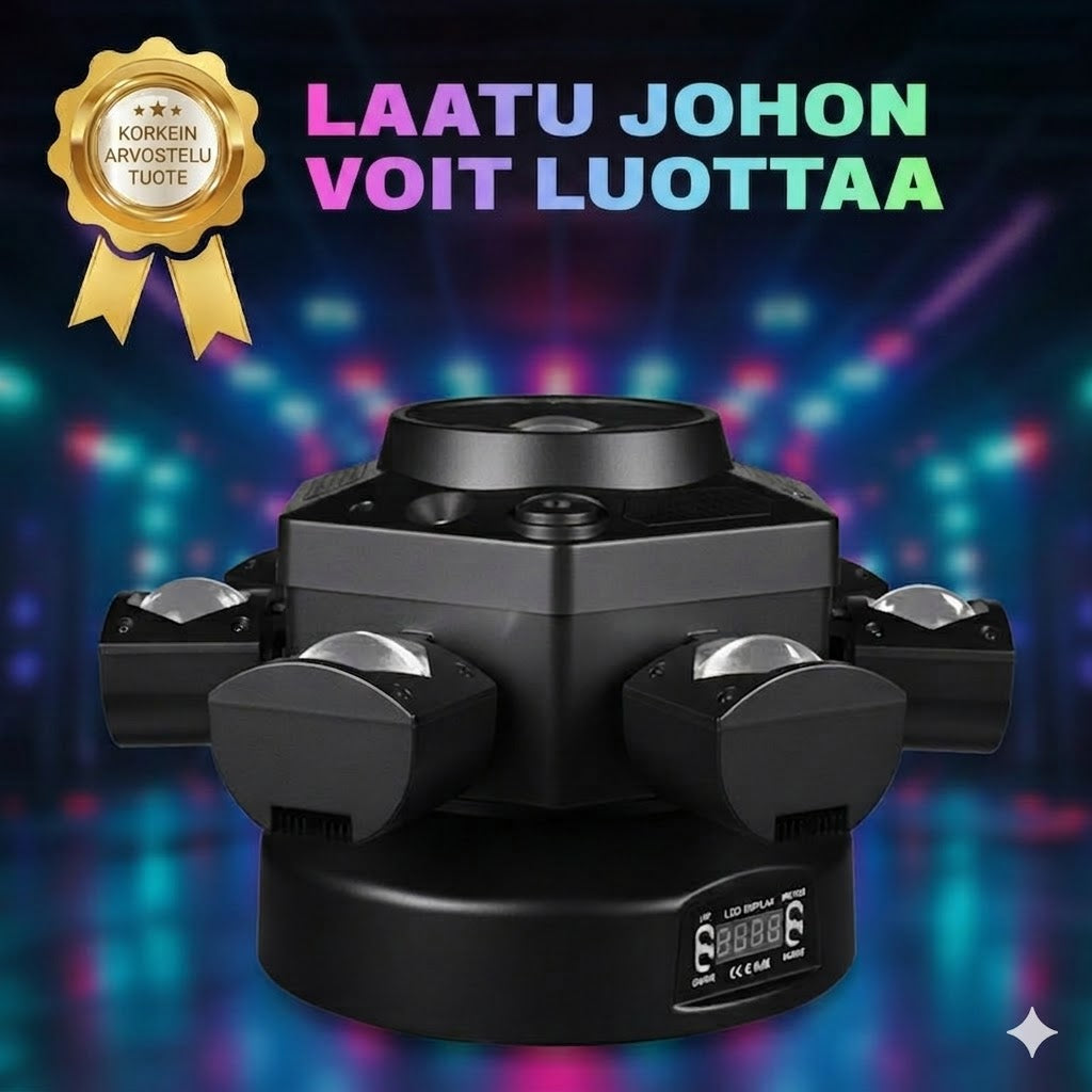 ✨ 60 % alennus – Rajoitetun ajan tarjous! ⏰ Monisäteinen LED-tunnelmavalaistus