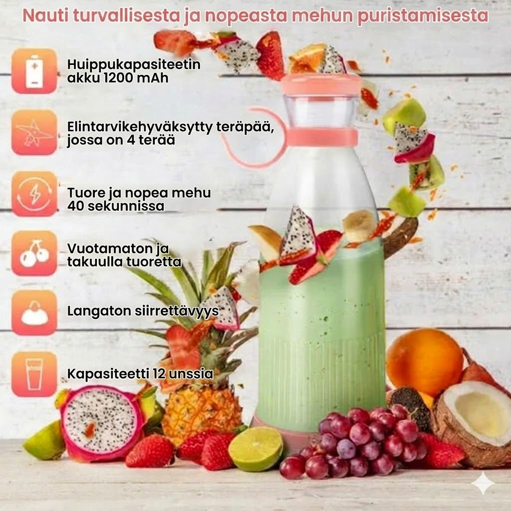 📢 40 % ALENNUS!!! ⚡ Myyntimenestys: Kannettava mehulinko / Tehosekoitin