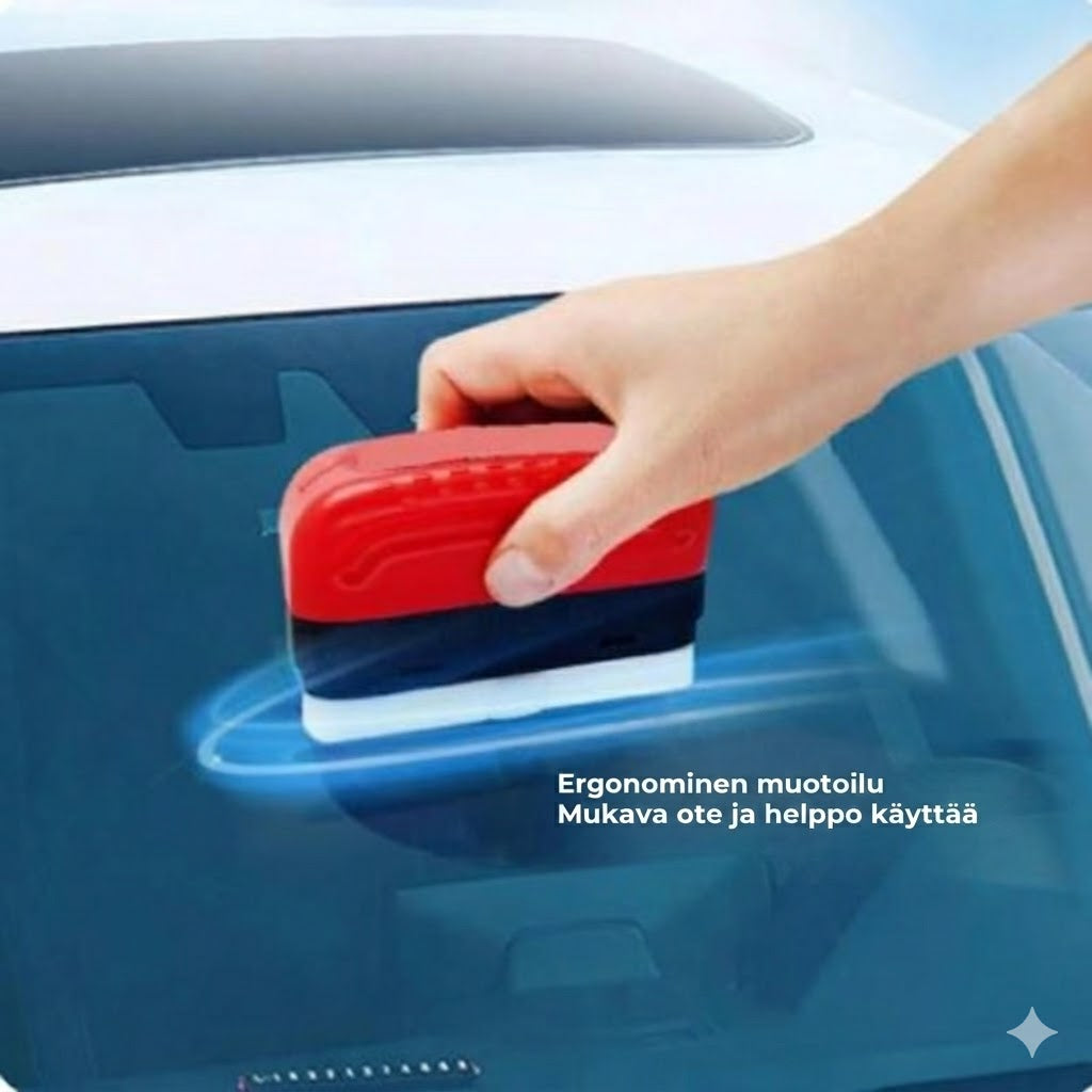 GlassCoating | Auton lasin öljykalvon poisto- ja pinnoiteneste sekä harja
