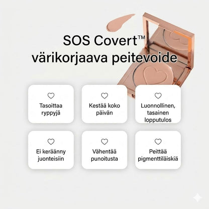 SOS Cover™ Väriä korjaava peitevoide